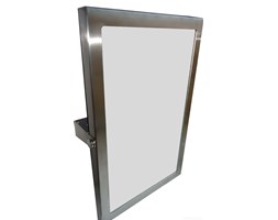 Lustro obrotowe 60x60 cm, rama ze stali nierdzewnej 301401041