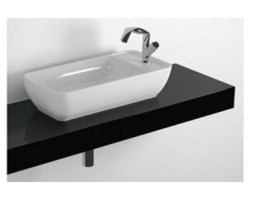 Półka pod umywalki Flaminia Pass 250-80 x 40 x 10 cm, T.Wenge, materiał: matrix F6PS60 matrix