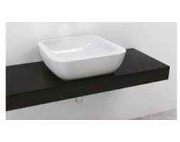 Półka pod umywalki Flaminia Roll 56, 250-80 x 46 x 10 cm, T.Wenge, materiał: matrix F6CM51A matrix