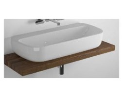 Półka pod umywalki Flaminia Mono’ 100 SOLID 200-120 x 46 x 6 cm, drewno rustykalne SLMN100