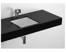 Blat do umywalki Flaminia FLYMAX pietraluce: czarny połysk, 250-80 x 55 x 10cm FY40SP