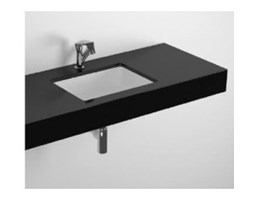 Blat do umywalki Flaminia FLYMAX pietraluce: czarny połysk, 250-80 x 55 x 10 cm FY48SP