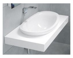 Blat do umywalki Flaminia IO dąb, 110 x 55 x 10 cm IO90M1 oak
