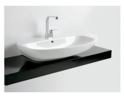Półka pod umywalki Flaminia NUDA 85, 250-110 x 46 x 10 cm, T.Wenge, materiał: matrix F68081 matrix