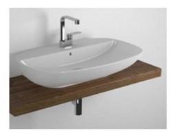 Półka pod umywalki Flaminia Nuda 85 SOLID 200-110 x 46 x 6 cm, drewno rustykalne SL8081