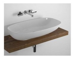 Półka pod umywalki Flaminia Nuda 95 SOLID 200-120 x 46 x 6 cm, drewno rustykalne SL5082