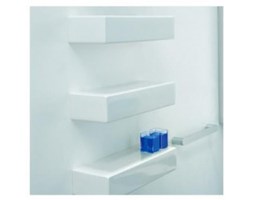Półka ścienna Flaminia Brick biały połysk, 53 x 19,5 x 11 cm 5090