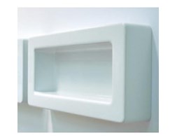 Półka ścienna Flaminia Brick biały połysk, 60 x 12 x 30 cm FR30
