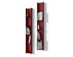 Dkwadrat Biblioteczka Libra 1 czerwona