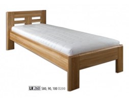 Łóżko dębowe LK 260 drewniane