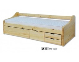 Łóżko Sosnowe LK 131 drewniane
