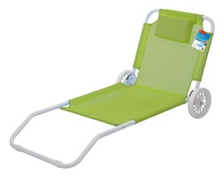 Składana leżanka LOUNGER - ogrodowa, plażowa