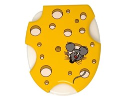 Deska sedesowa SPEEDY, efekt 3D - MDF, uniwersalna, WENKO