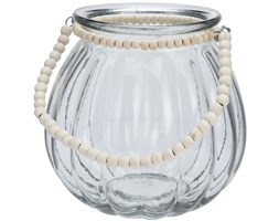 Szklany lampion dekoracyjny DECO, 18 cm