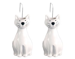 Ceramiczny nawilżacz powietrza na kaloryfer KOT, 2 sztuki w komplecie, WENKO
