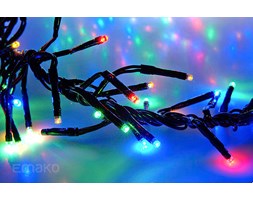 Kolorowe lampki choinkowe LED MULTIKOLOR, energooszczędne - 192 sztuki w komplecie