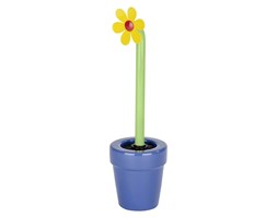 Pojemnik na szczotkę LUCKY FLOWER + szczotka WC, WENKO