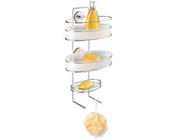 Półka łazienkowa MILAZZO, Vacuum-Loc, 3 poziomy - stal chromowana, WENKO