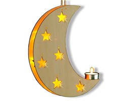 Lampka ledowa MOON, dekoracja LED, WENKO