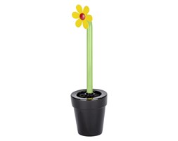 Pojemnik na szczotkę LUCKY FLOWER + szczotka WC, WENKO