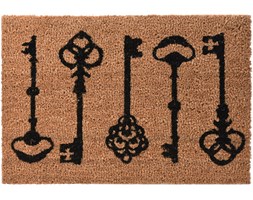 Wycieraczka kokosowa KEYS, 60x40 cm