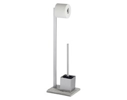 Stojak na papier toaletowy i szczotkę do WC, GRANITE - 2 w 1, WENKO
