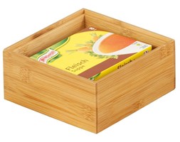 Bambusowy pojemnik do przechowywania, 15x15x7 cm, ZELLER