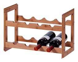 Bambusowy stojak na wino - na 8 butelek, ZELLER