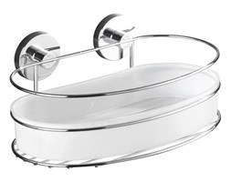 Półka łazienkowa MILAZZO, Vacuum-Loc, - stal chromowana, WENKO