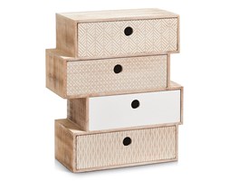 Organizer na drobiazgi NORDIC - schowek z 4 szufladkami, ZELLER