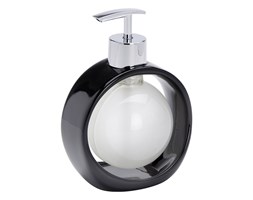 Dozownik do mydła PERL BLACK - 190 ml, WENKO