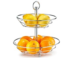 Patera na owoce, 2 poziomy - stal chromowana, ZELLER