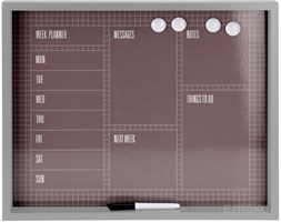 Tablica magnetyczna na notatki MEMOBOARD + pisak, 4 magnesy