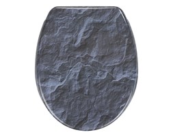 Deska sedesowa SLATE ROCK - Duroplast, wolnoopadająca, WENKO