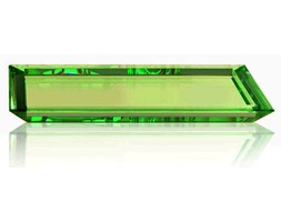 Decor Walther Kristall taca Green 0931796
