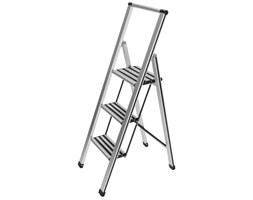 Aluminiowa drabina, 3-stopniowa, WENKO