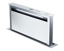 Okap nablatowy Franke DOWNDRAFT FDW 908 IB WH inox/białe szkło 110.0368.794