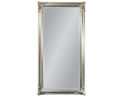 Srebrne Lustro Liwia w Stylowej Ramie RETRO 90x180cm