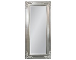 Srebrne Lustro AJMAL Senora w Stylowej Ramie Styl RETRO 80x180cm