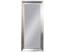 Srebrne D'ORANGE Rien Lustro Nowoczesne w Stylowej Ramie Glamour 80x180cm
