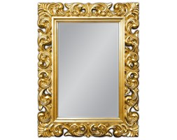 Crystal Gold Lustro Złote Dekoracyjne W Stylowej Ramie Styl Glamour 91x121cm