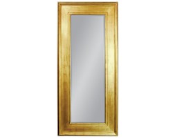 MUGLER Cologne Złote Lustro Dekoracyjne w Stylowej Ramie RETRO 80x180cm