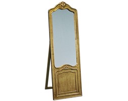 Benefiance Lustro Stojące Złote Dekoracyjne Lustro RETRO 55x170cm