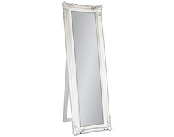 Leona Stojące Białe Lustro w Stylowej Ramie Vintage 50x170cm