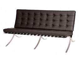 Dkwadrat Sofa BA2 dwuosobowa, brązowa skóra