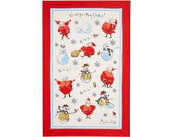 Ulster Weavers MF Santa & Snowmen ściereczka lniana 000MSA