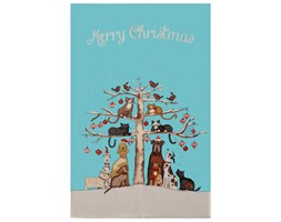 Ulster Weavers Christmas Cats & Dogs ściereczka lniana 000XCD