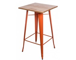 Dkwadrat Stół barowy Paris Wood pomarańczowy jesion