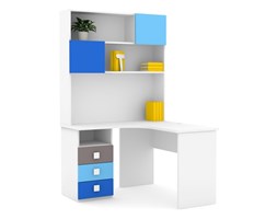 Biurko narożne z nadstawką TUKANO New Edition - laminowane
