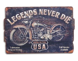 Dekoracyjna tablica "Legends never die".